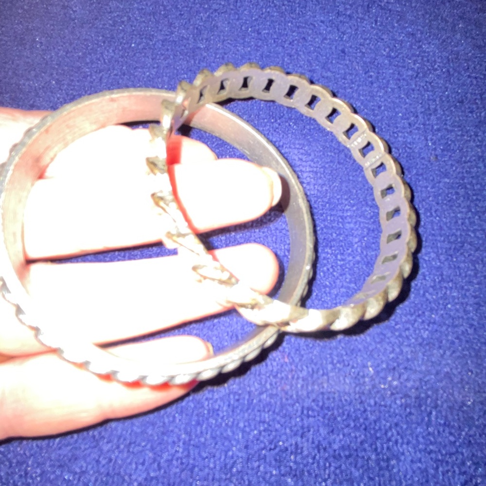 Silver bracelets